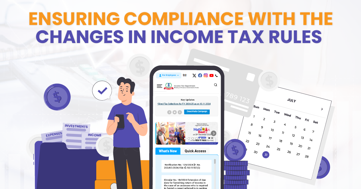 Ensuring Compliance with the Changes in Income Tax Rules